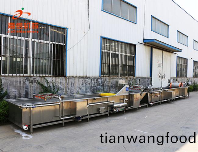 蔬菜預煑漂(piao)燙(tang)機(ji)